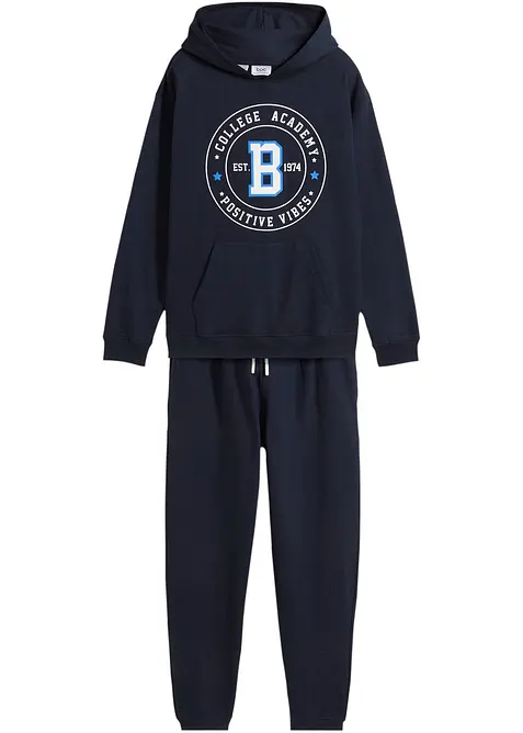 Kinder sweater en sweatpants van zahct katoen (2-dlg. set), bonprix