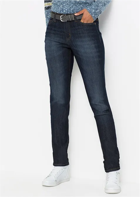 Comfort stretch mom jeans, mid waist, bonprix