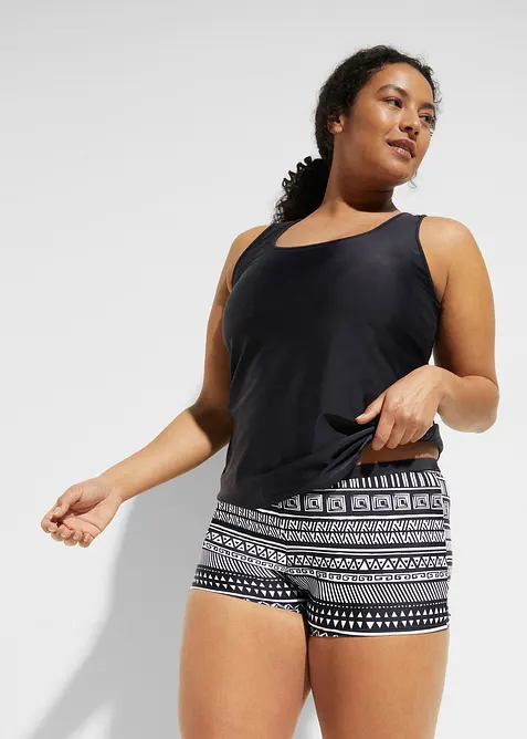 Tankini (3-dlg. set) met bustier bikinitopje, bonprix