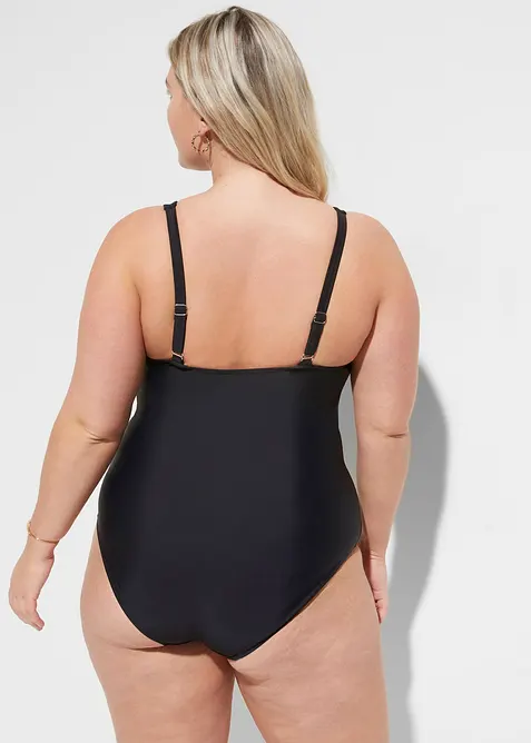 Corrigerend badpak met een V-hals, licht corrigerend, bonprix