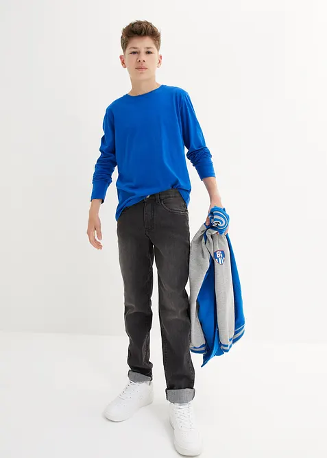 Longsleeve met biologisch katoen (set van 3), bonprix