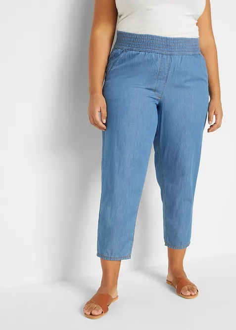 High waist mom jeans van biologisch katoen, bonprix