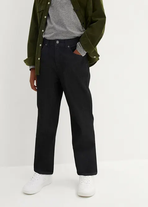 Extra loose fit jeans met verstelbare band, straight, bonprix