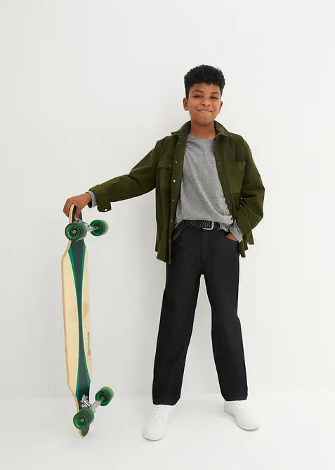 Extra loose fit jeans met verstelbare band, straight, bonprix