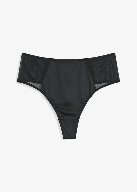 Taillestring met inzetstukken van mesh, bonprix