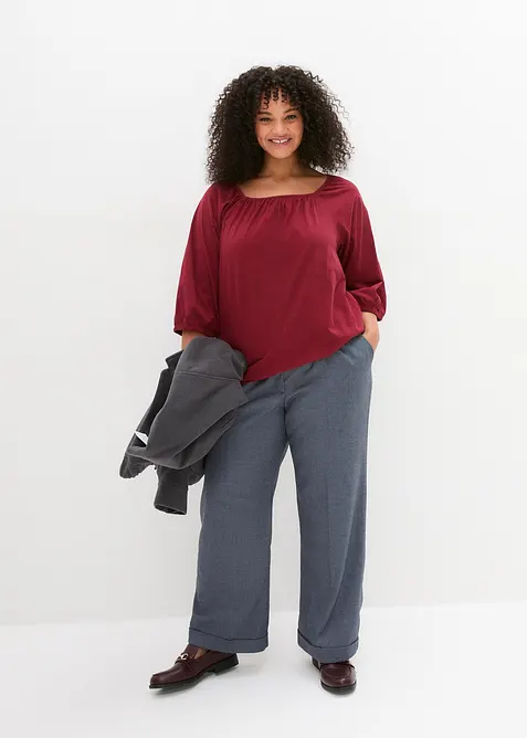 Shirtblouse van biologisch katoen, bonprix