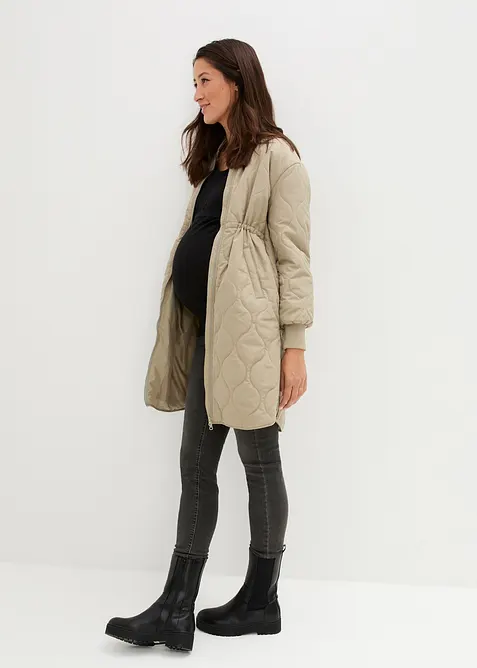 Lange, gewatteerde zwangerschapsjas/draagjas, bonprix