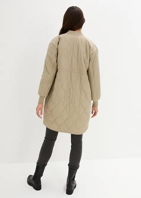 Lange, gewatteerde zwangerschapsjas/draagjas, bonprix