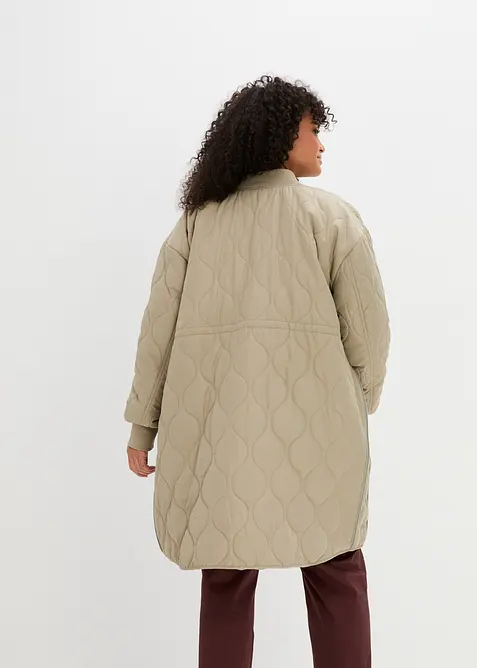 Lange, gewatteerde zwangerschapsjas/draagjas, bonprix