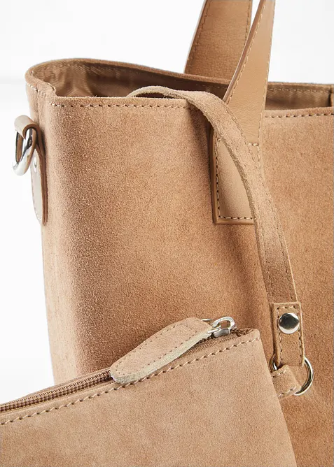 Leren handtas, bonprix