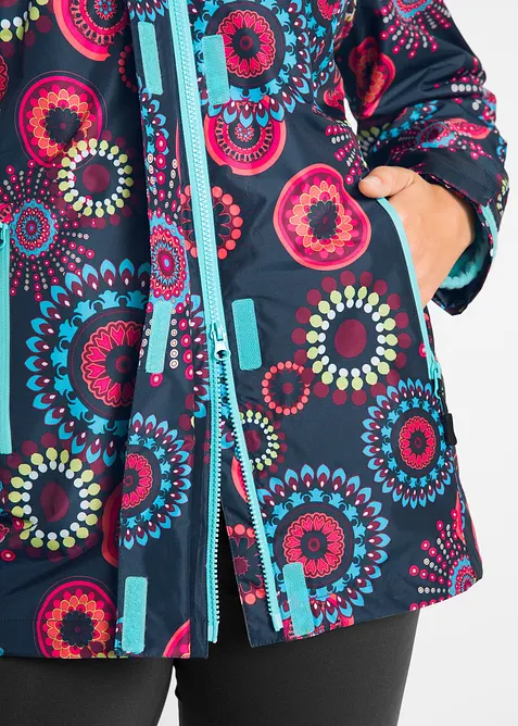 3-in-1 outdoor jas met capuchon, waterdicht, bonprix