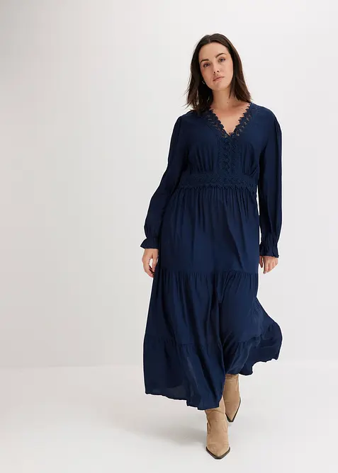 Maxi jurk van viscose, bonprix