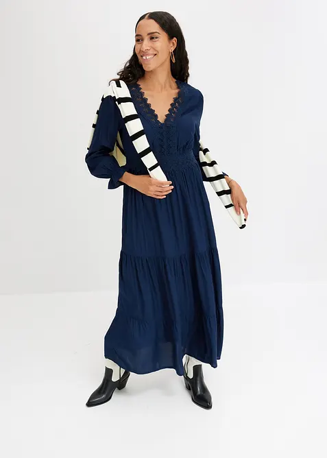 Maxi jurk van viscose, bonprix