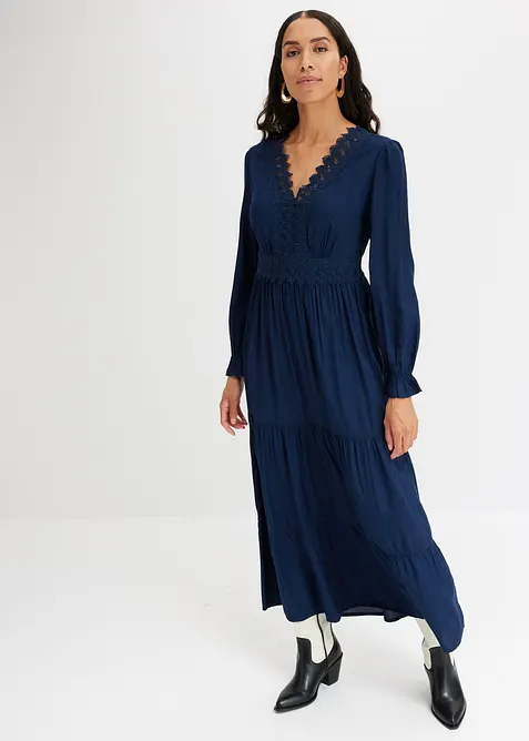 Maxi jurk van viscose, bonprix