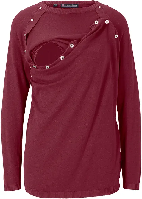 Fijn gebreide zwangerschapstrui / voedingstrui, bonprix