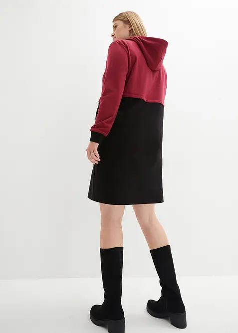 Sweat zwangerschapsjurk / voedingsjurk, bonprix