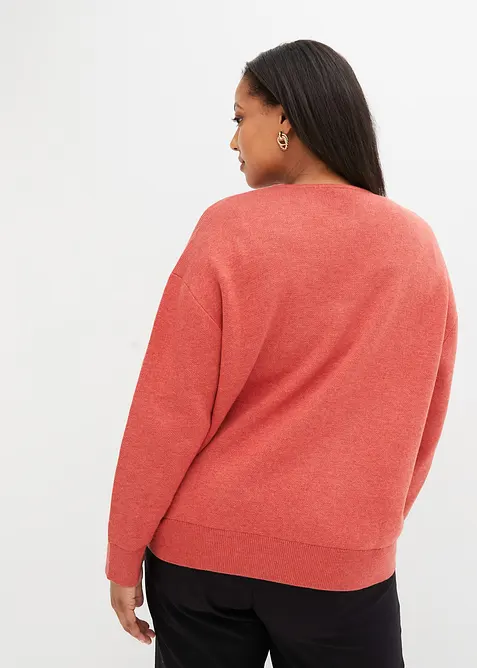 Oversized gebreid vest, bonprix