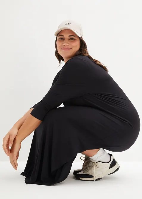 Viscose maxi jurk, bonprix