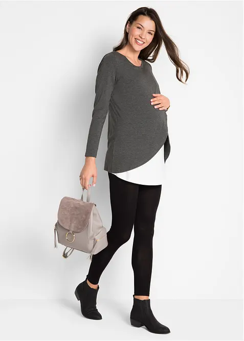 Zwangerschapsoutfit / voedingsoutfit (2-dlg. set), bonprix