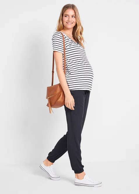 Zwangerschapsbroek van viscose, loose fit, bonprix