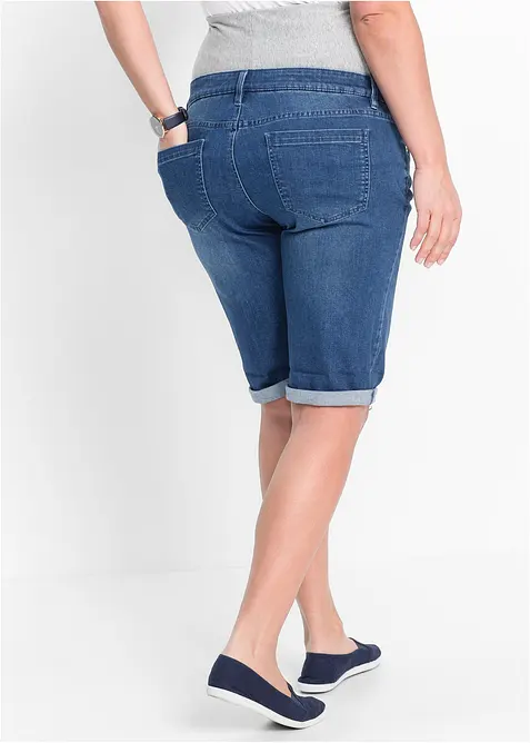 Denim zwangerschapsbermuda, bonprix