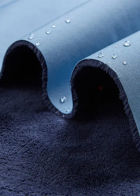 Lange, waterafstotende outdoor softshell jas met teddyfleece, bonprix