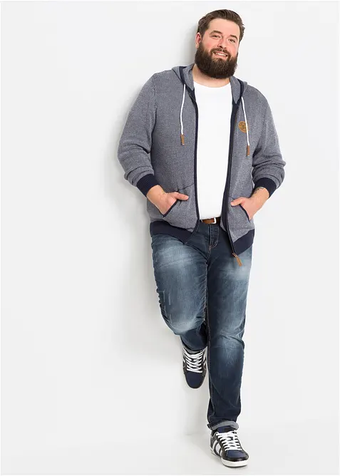 Vest met capuchon van puur katoen, bonprix