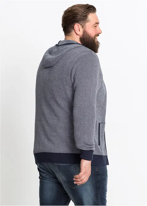 Vest met capuchon van puur katoen, bonprix