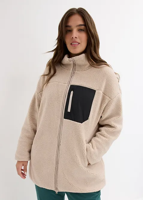 Teddy fleece vest, bonprix