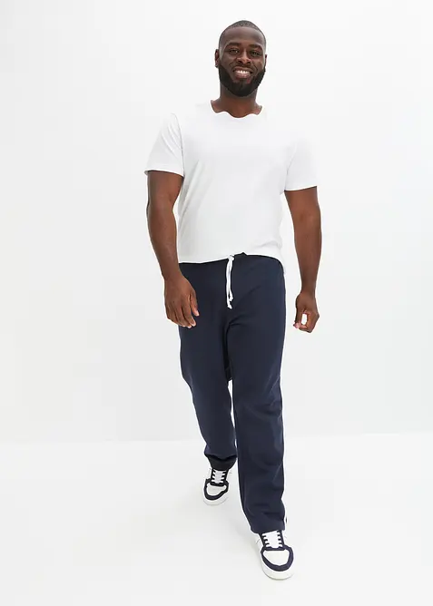 Joggingbroek met contrasterende details (set van 2), loose fit, bonprix