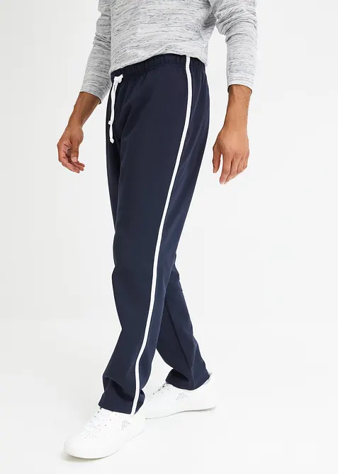Joggingbroek met contrasterende details (set van 2), loose fit, bonprix