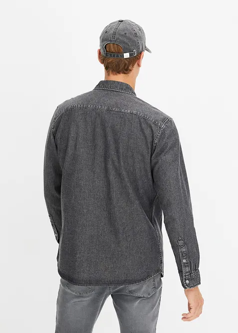 Spijkeroverhemd van puur katoen, bonprix