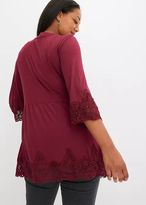 Shirt tuniek van viscose, bonprix