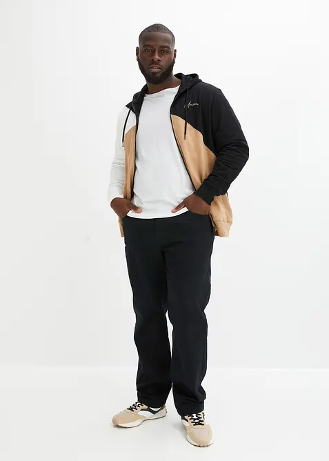 Classic fit stretch broek, straight, bonprix