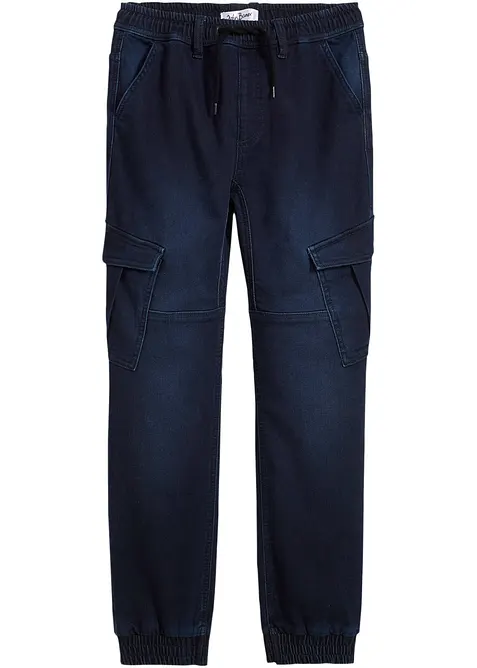 Jongens jeans met cargozakken, regular fit, bonprix