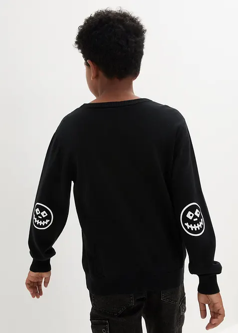 Jongens trui van fijn katoen, bonprix