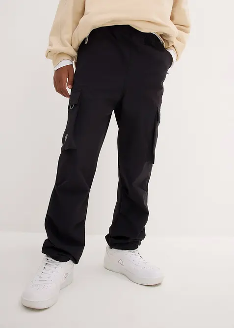 Stretch softshell cargobroek met breedteverstelling, waterafstotend, bonprix