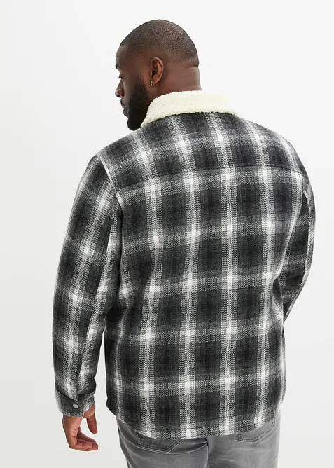 Overshirt met teddy kraag, bonprix