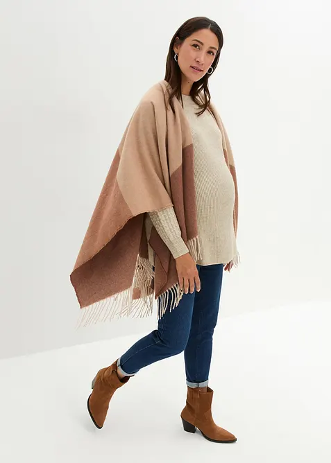 Warme 2-in-1 zwangerschapstrui / voedingstrui, bonprix