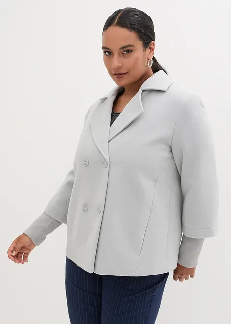 Peacoat met gebreide mouwen, bonprix