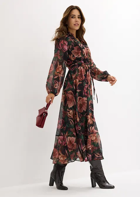 Chiffon jurk, bonprix