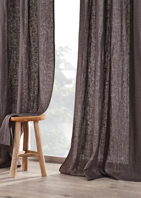 Linnen gordijn (1 stuk), bonprix