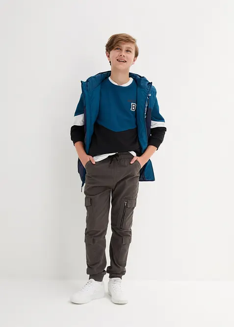 Jongens cargo broek, regular fit, bonprix