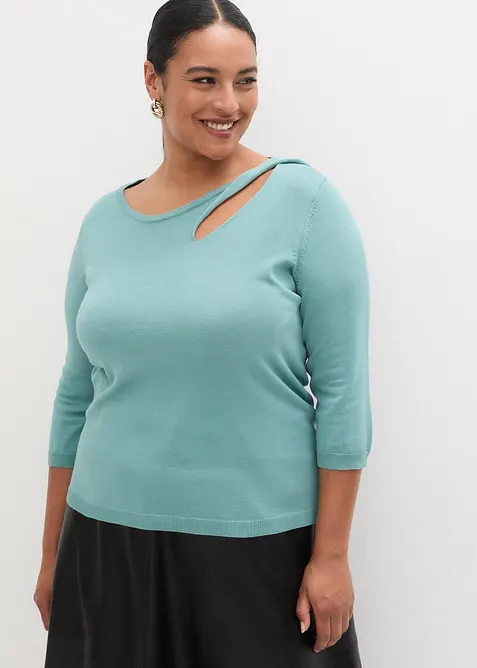 Trui van een viscosemix, bonprix