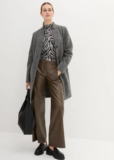 Korte jas van wol, bonprix