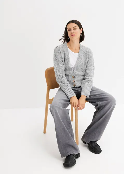 Fijngebreid vest, bonprix