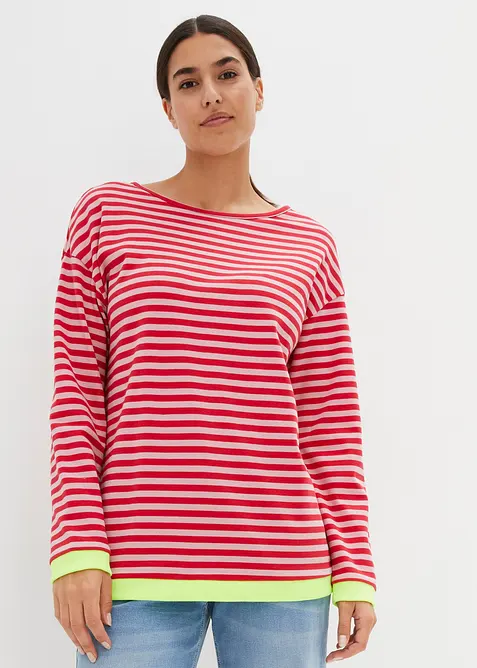 Longsleeve met trompetmouwen, bonprix