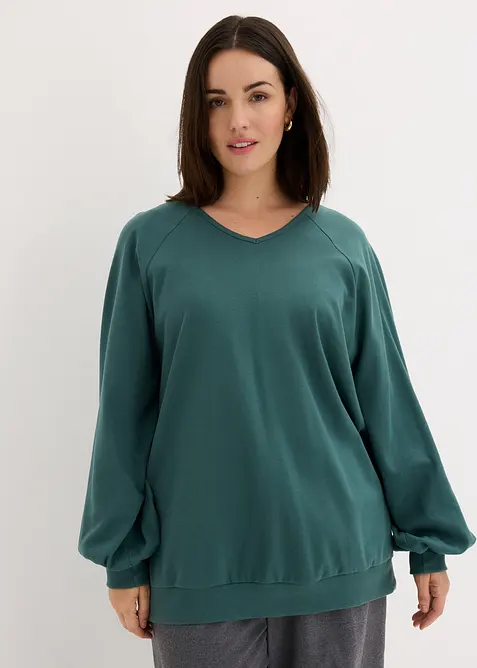 Oversized shirt van katoen, bonprix