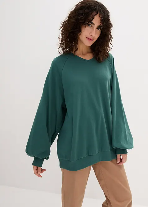 Oversized shirt van katoen, bonprix