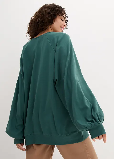 Oversized shirt van katoen, bonprix
